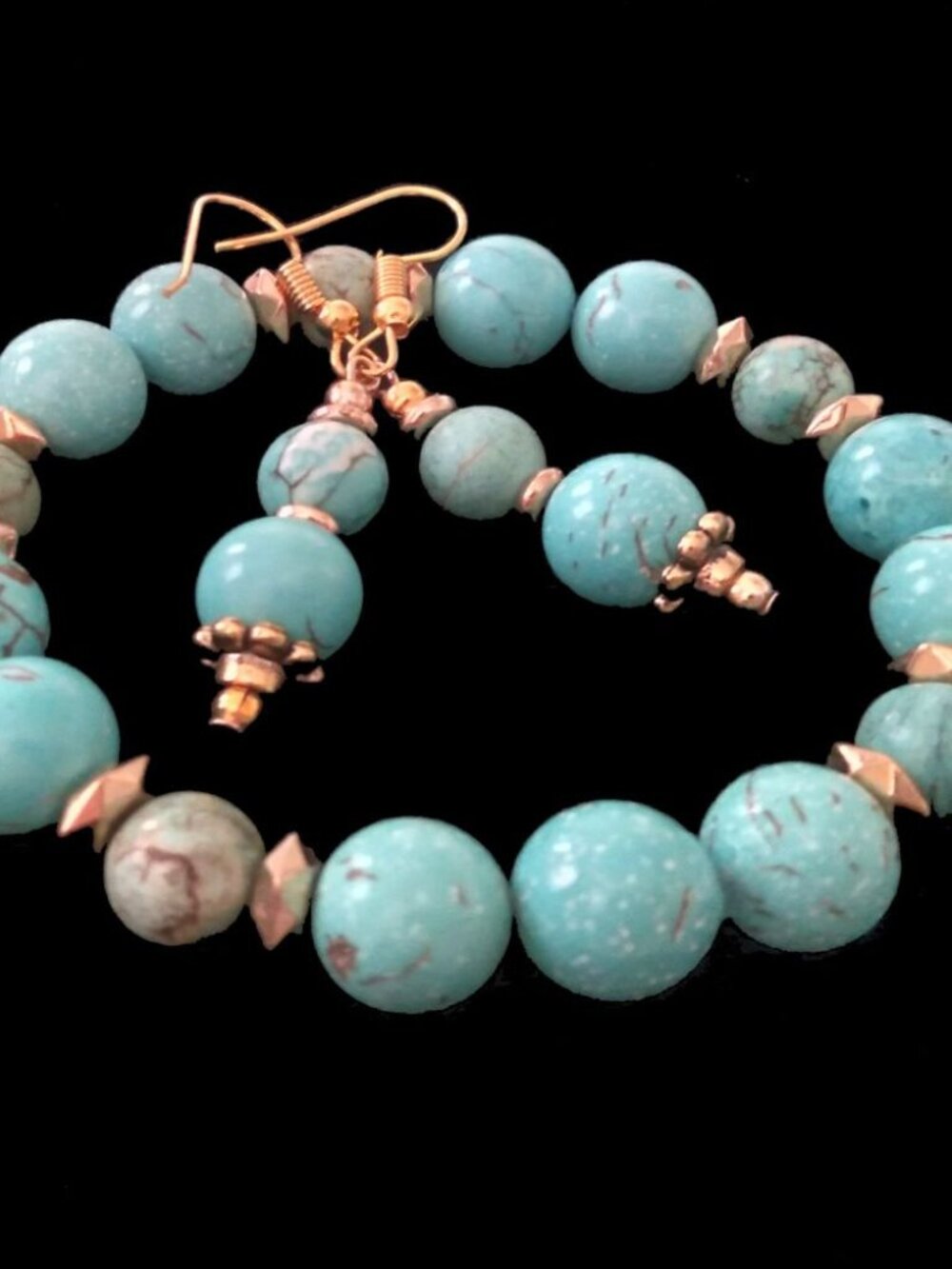 Handcrafted Turquoise Bracelet Set